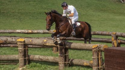 William Fox-Pitt and Chaka at the European Championships in 1995