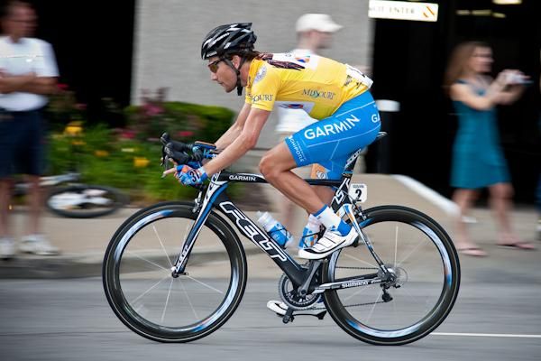 Dave Zabriskie (Garmin-Slipstream) on the way to his overall win.
