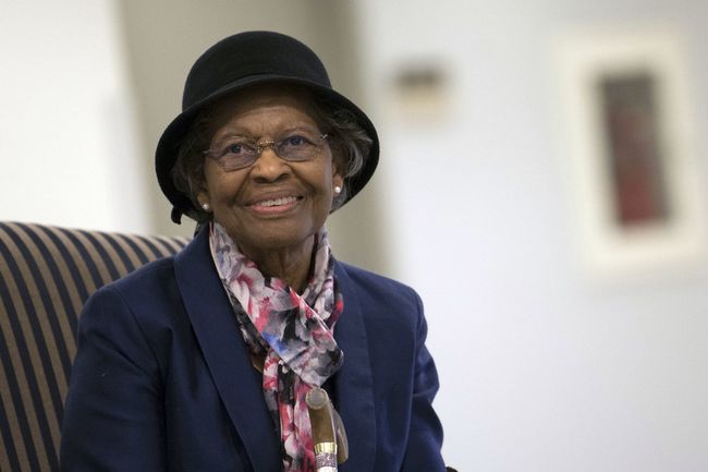 Gladys West was inducted into the Space and Missiles Pioneers Hall of Fame in 2018.