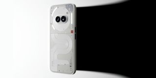 A press render for the Nothing Phone 2a in white.