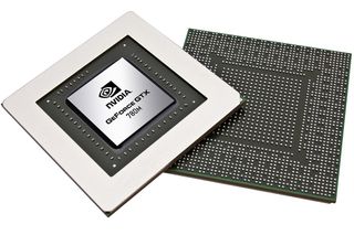 Nvidia chip on a white background