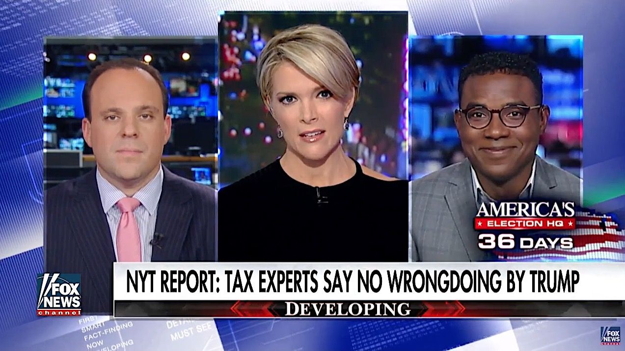 Megyn Kelly grills Trump senior adviser over tax returns