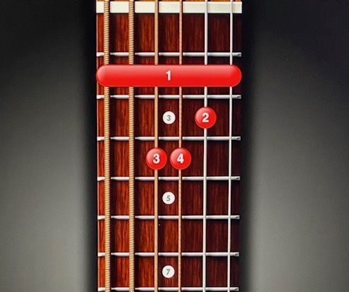 Adrian Belew chord diagrams for Guitar Player Tip Sheet