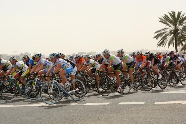 The passage through Doha city was neutralised, including this section along the bay