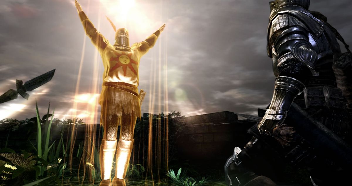 Why We Praise The Sun The Story Of Dark Souls Most Famous Gesture Pc Gamer