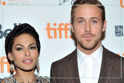 Who is Ryan Gosling's wife Eva Mendes as illustrated by a picture of Ryan Gosling and Eva Mendes