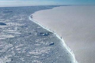 The Larsen C ice shelf.