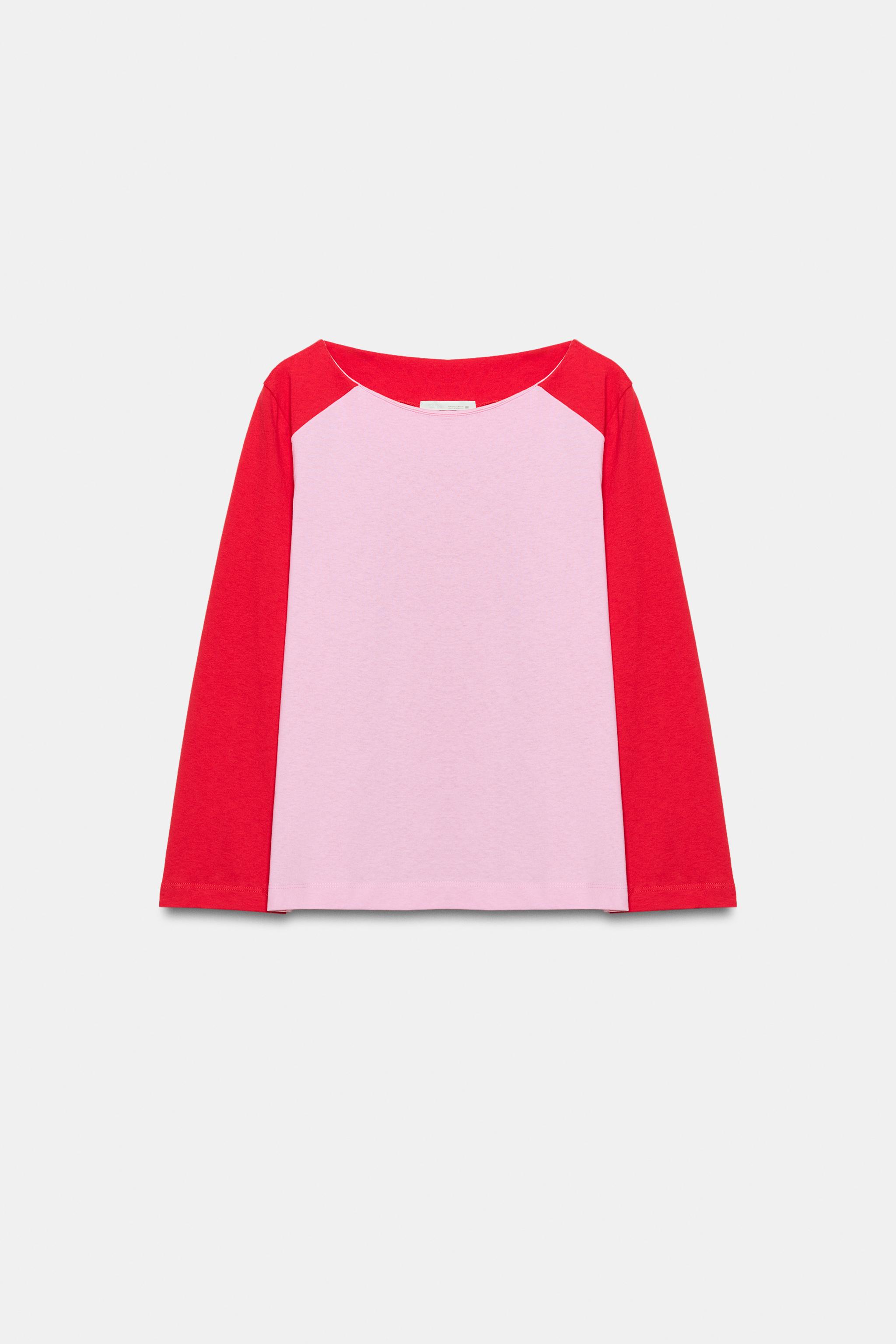 Combination Raglan Sleeve T-Shirt