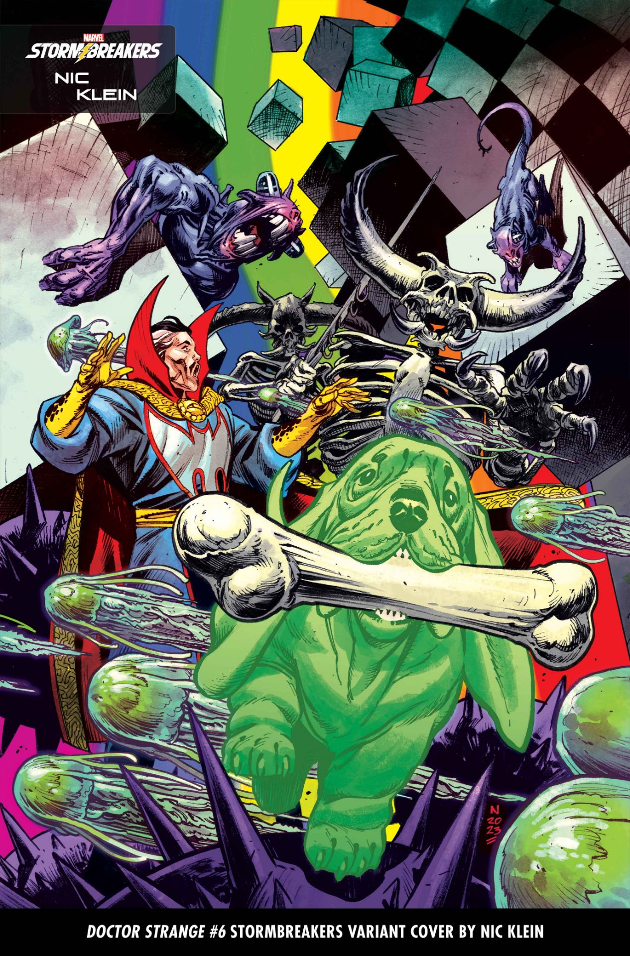 Doctor Strange #6 variant cover by Nic Klein