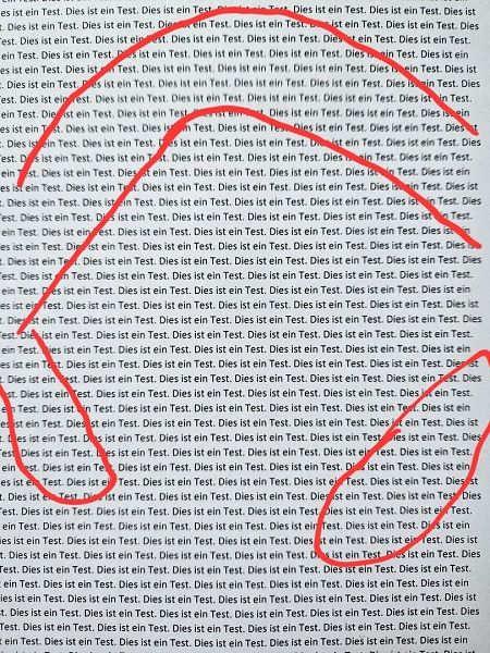 The "blurred banana" effect present on a piece of text taken on a Galaxy S23 Plus.