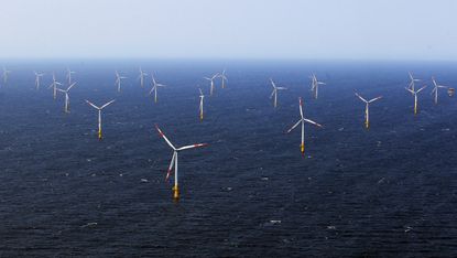 A wind farm in the Baltic Sea