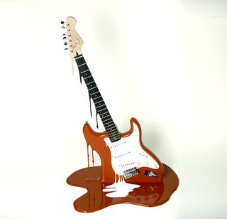 Plastic Jesus's the Art of Noise Fender Stratocaster sculpture