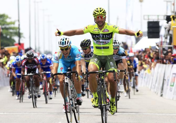 Chicchi takes a 'flying' victory for his Vini Fantini - Selle Italia team at Langkawi