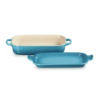 Le Creuset Rectangular Dish with Platter Lid Le Creuset Rectangular Dish with Platter Lid