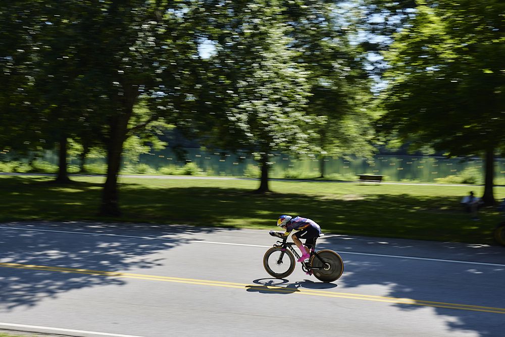 Chloe Dygert (Canyon-SRAM) at the USA Cycling Pro Road Championships time trial