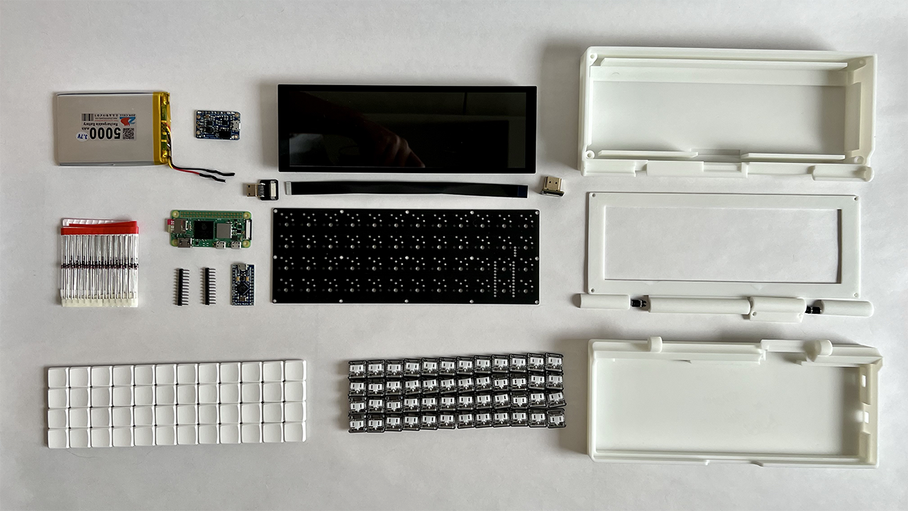 Penk Chen's Penkesu Computer, based on a Raspberry Pi Zero W 2