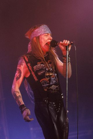 Axl Rose onstage