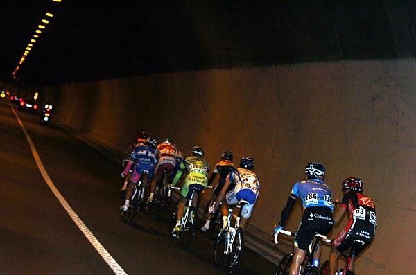 Things got a tad dark in the tunnel.