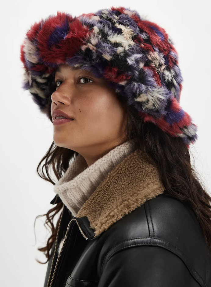 Kangol, Faux Fur Casual Bucket Hat