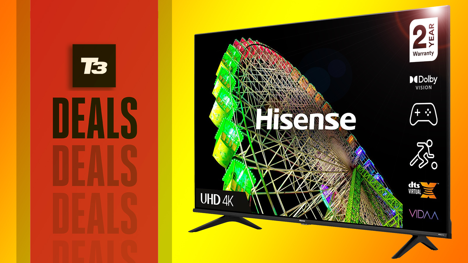 £296 Hisense 4K HDR TV looks the ultimate cheap Cyber Monday TV upgrade ...