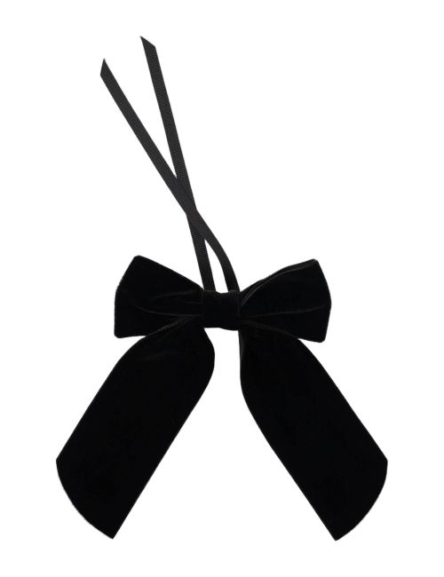 Velvet Napkin Bow, Black