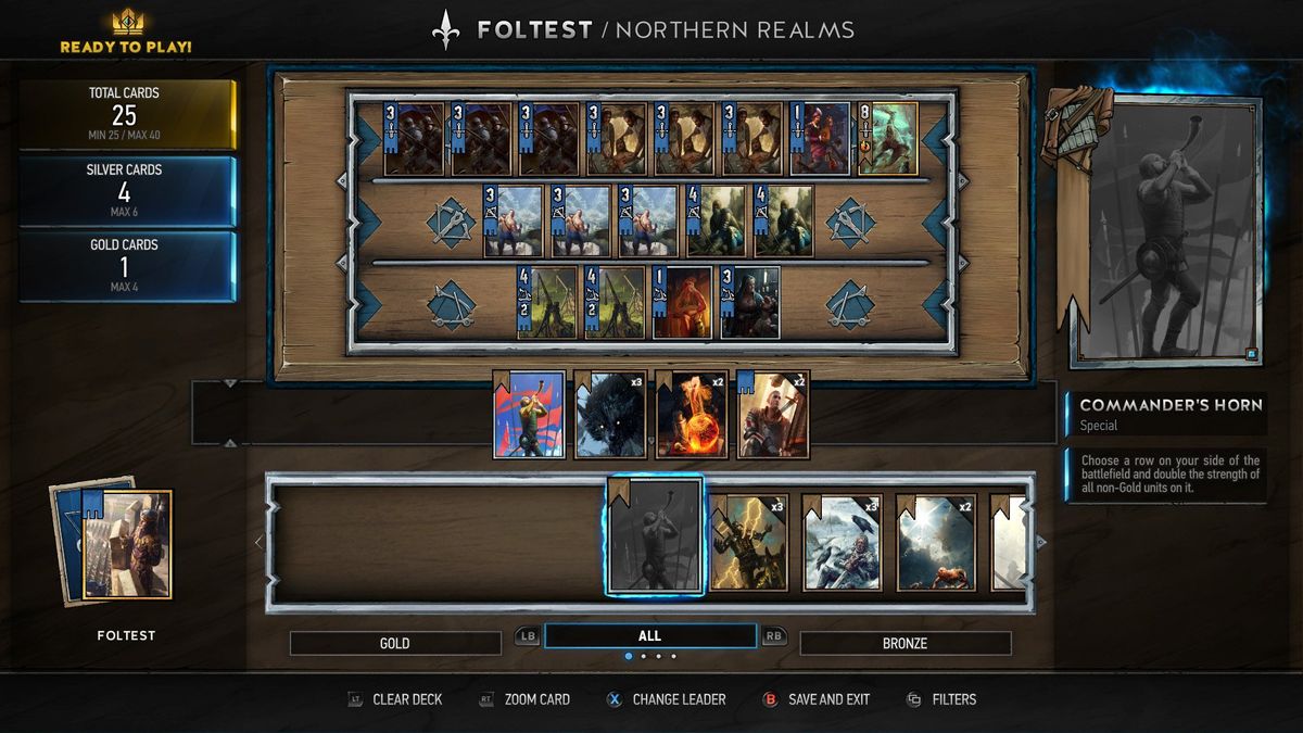 How to make the best deck in Gwent The Witcher Card Game Windows Central