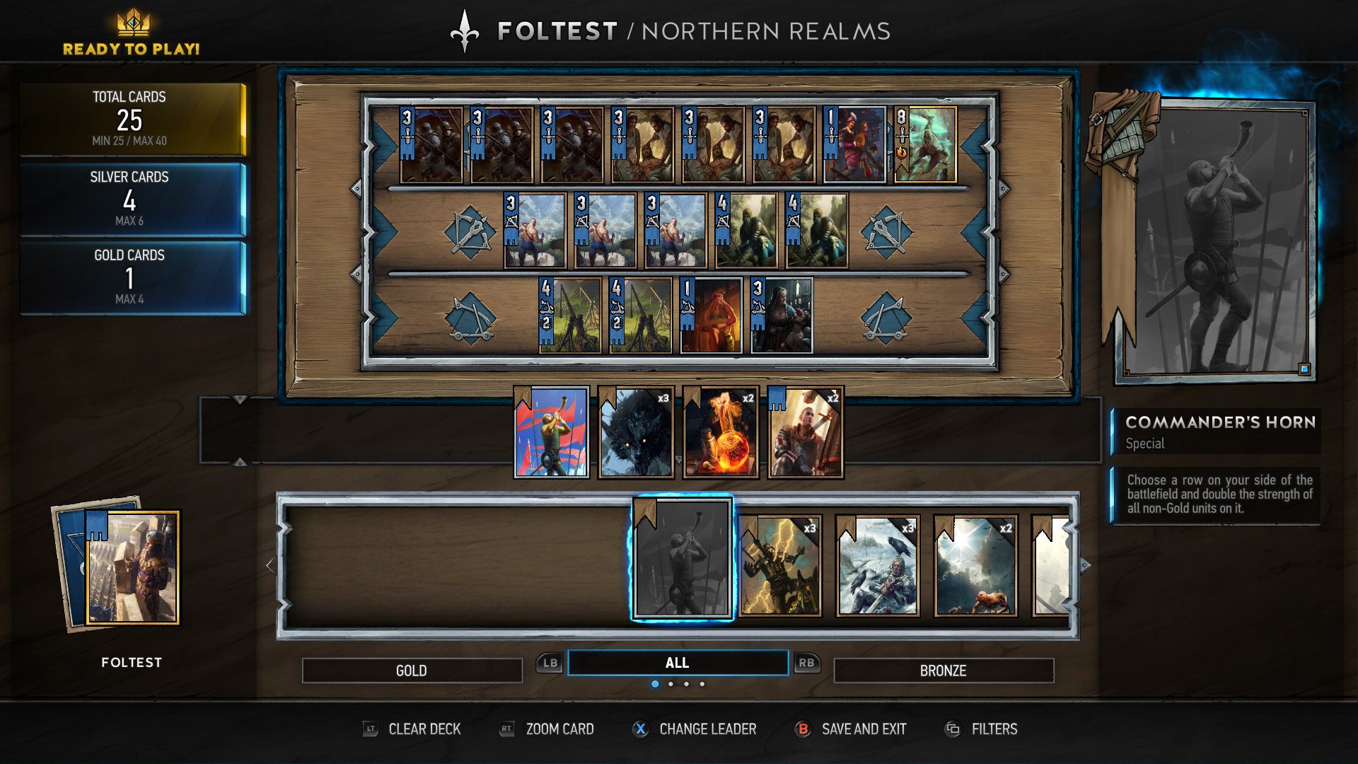 Gwent decks