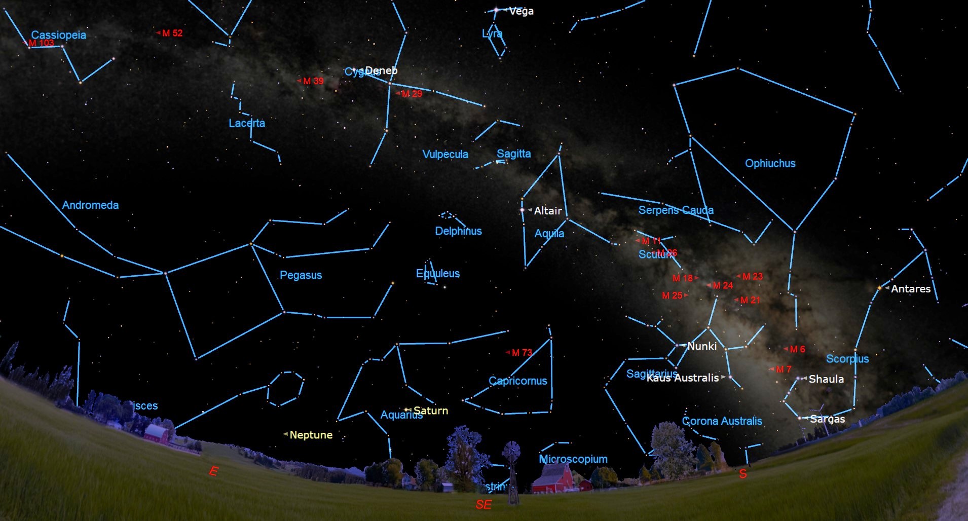 The August new moon is ideal for spotting stunning deep sky objects tonight