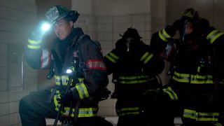 Severide and Squad 3 on the scene of a fire in Chicago Fire Season 14x07