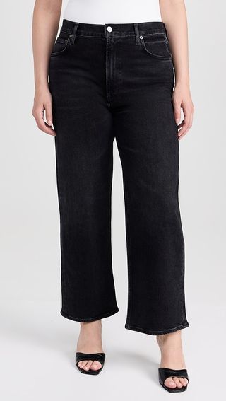 Agolde Ren: High Rise Wide Leg Jeans