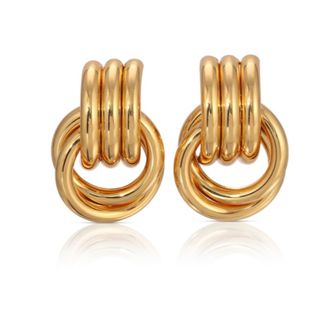 Heaven Mayhem Mini Knot Gold earrings 