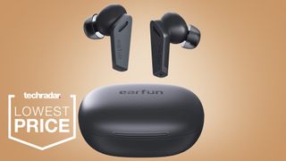 the earfun air pro wireless earbuds in black