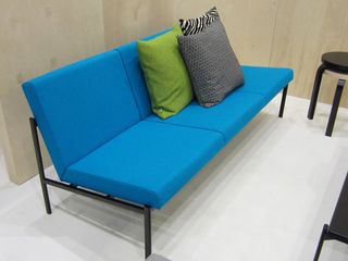 blue sofa