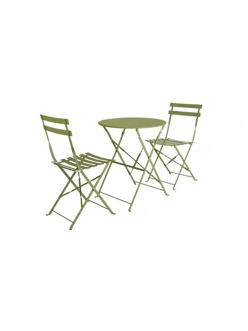 Eve 2 Seater Metal Garden Bistro Set