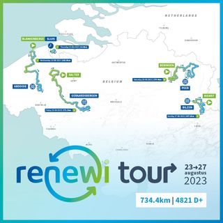 2023 Renewi Tour route map