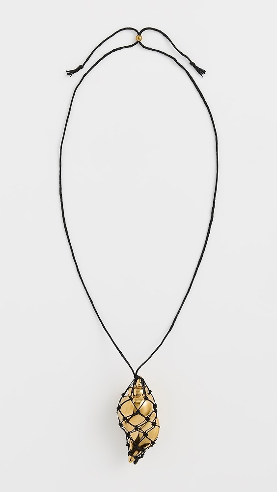 Sterling Necklace - Black/gold