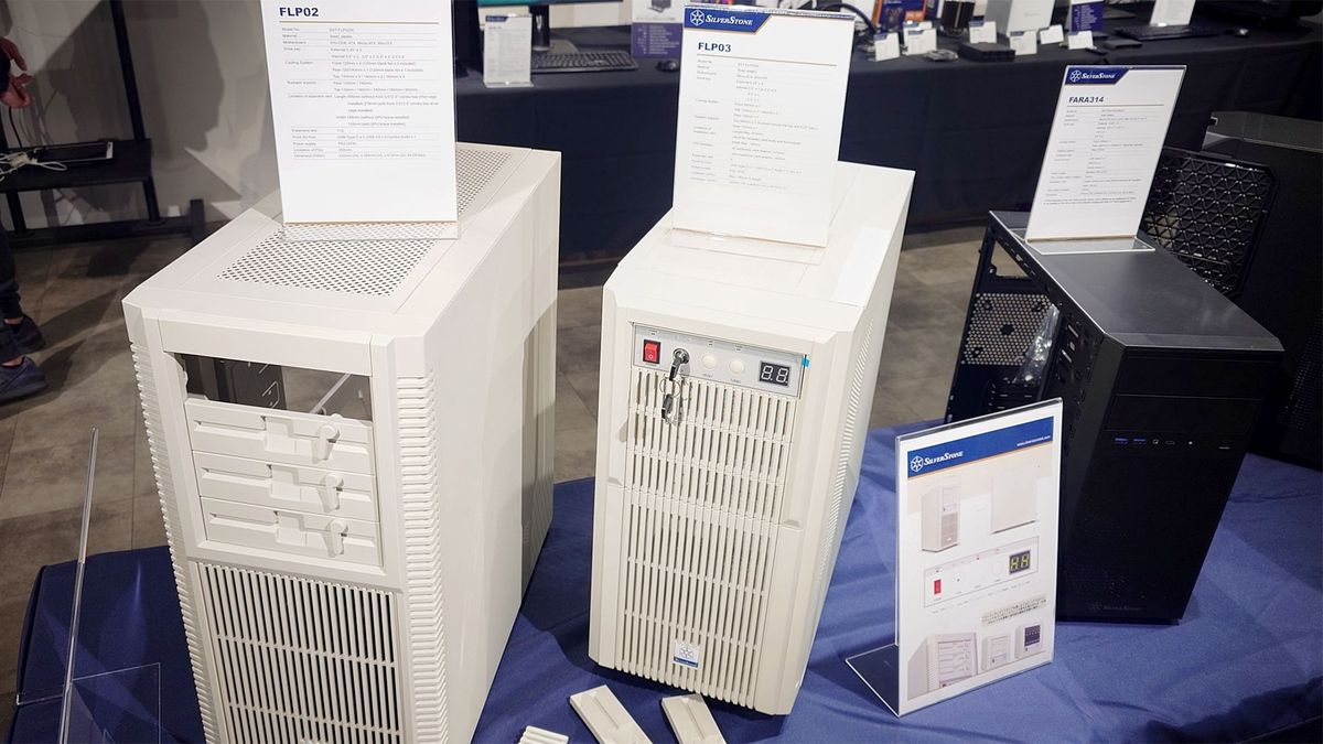 SilverStone takes the wraps off the FLP03, its latest homage to beige 1980s PC design — retro micro-ATX case has modern amenities