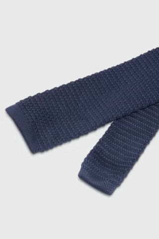 Corbata de punto azul marino de Taylor & Wright