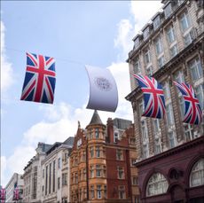 Flags for coronation