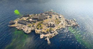 Warzone rebirth island viewed from above