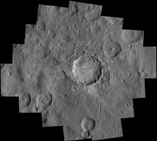 Ceres' Haulani Crater Mosaic