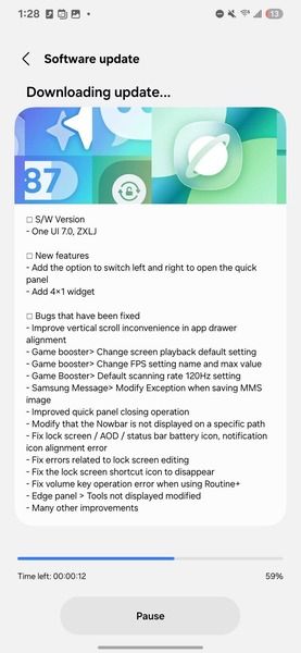 One UI 7 beta 3