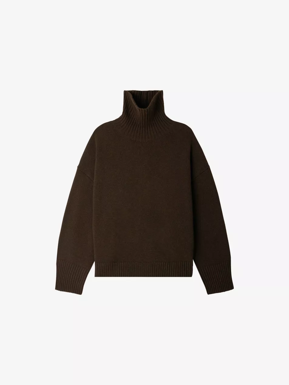 William High-Neck Merino-Wool Jumper
