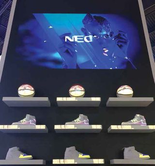NEC demonstrated innovative projection applications that are keeping the category relevant.