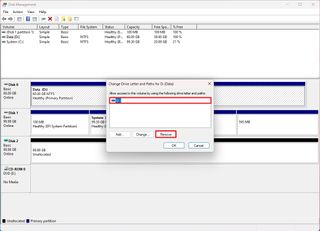 Remove Drive Letter