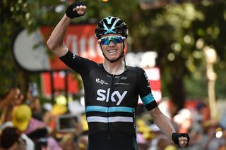 Chris Froome (Sky) wins stage 8 of the Tour de France in Luchon