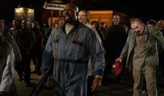 Big Daddy leads his army of zombies in Land of the Dead.