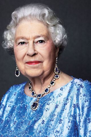 Queen Elizabeth II Sapphire Jubilee Portrait, 2014