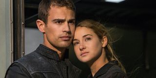 Theo James and Shailene Woodley in Divergent