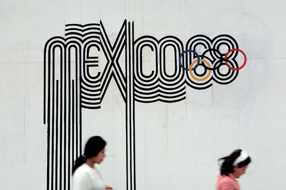 The playful Mexican 1968 Summer Olympics (click the arrows to see more)